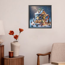 Load image into Gallery viewer, Diamond Painting - Full Round - winter glow cabin (30*30CM)
