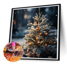 Load image into Gallery viewer, Diamond Painting - Full Round - winter snow scene (30*30CM)
