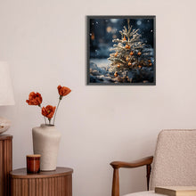 Load image into Gallery viewer, Diamond Painting - Full Round - winter snow scene (30*30CM)
