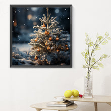 Load image into Gallery viewer, Diamond Painting - Full Round - winter snow scene (30*30CM)
