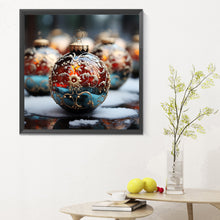 Load image into Gallery viewer, Diamond Painting - Full Round - winter snow scene (30*30CM)
