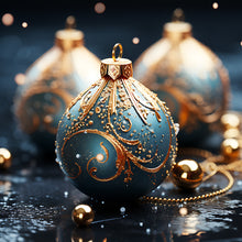 Load image into Gallery viewer, Diamond Painting - Full Round - winter snow scene (30*30CM)
