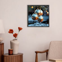 Load image into Gallery viewer, Diamond Painting - Full Round - winter snow scene (30*30CM)
