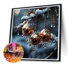 Load image into Gallery viewer, Diamond Painting - Full Round - winter snow scene (30*30CM)
