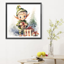 Load image into Gallery viewer, Diamond Painting - Full Round - Christmas Elf (30*30CM)
