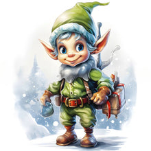 Load image into Gallery viewer, Diamond Painting - Full Round - Christmas Elf (30*30CM)

