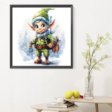 Load image into Gallery viewer, Diamond Painting - Full Round - Christmas Elf (30*30CM)
