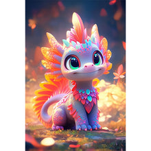 Load image into Gallery viewer, Diamond Painting - Full Round - Glowing dragon (40*60CM)
