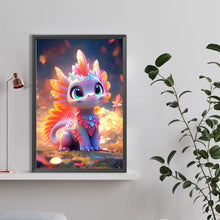 Load image into Gallery viewer, Diamond Painting - Full Round - Glowing dragon (40*60CM)
