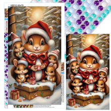 Load image into Gallery viewer, Diamond Painting - Full Round - squirrel family (40*70CM)
