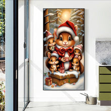 Load image into Gallery viewer, Diamond Painting - Full Round - squirrel family (40*70CM)
