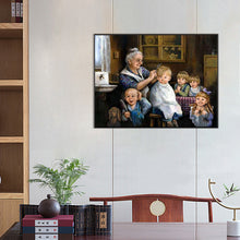 Load image into Gallery viewer, Diamond Painting - Full Square - haircut kid (60*45CM)
