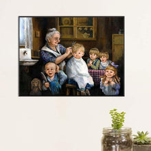 Load image into Gallery viewer, Diamond Painting - Full Square - haircut kid (60*45CM)
