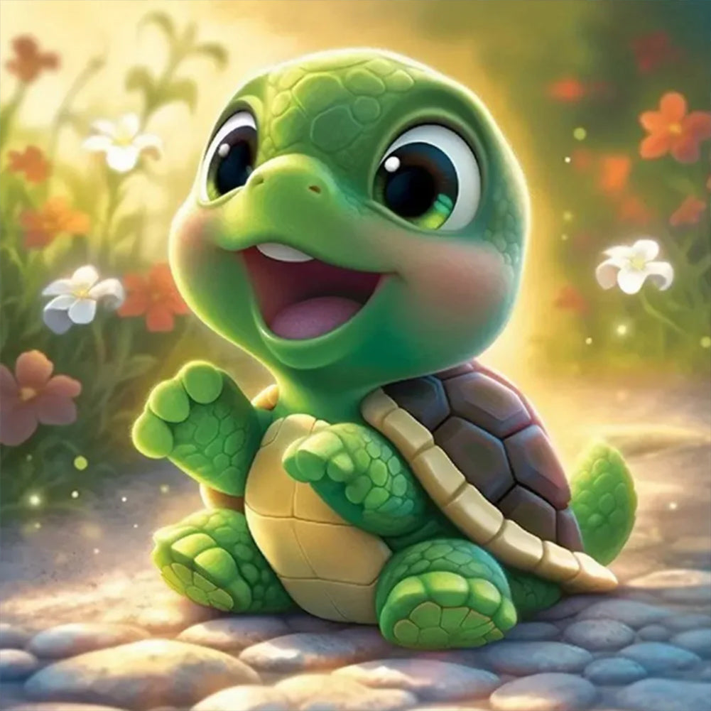 Diamond Painting - Full Round - little turtle (40*40CM)