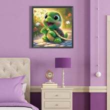 Load image into Gallery viewer, Diamond Painting - Full Round - little turtle (40*40CM)
