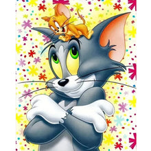 Load image into Gallery viewer, Diamond Painting - Full Round - tom and jerry (40*50CM)
