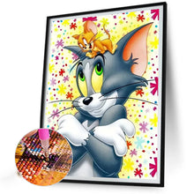 Load image into Gallery viewer, Diamond Painting - Full Round - tom and jerry (40*50CM)
