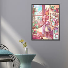 Load image into Gallery viewer, Diamond Painting - Full Round - cartoon girl (50*60CM)

