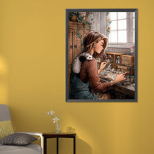 Load image into Gallery viewer, Diamond Painting - Full Round - cartoon girl (50*60CM)
