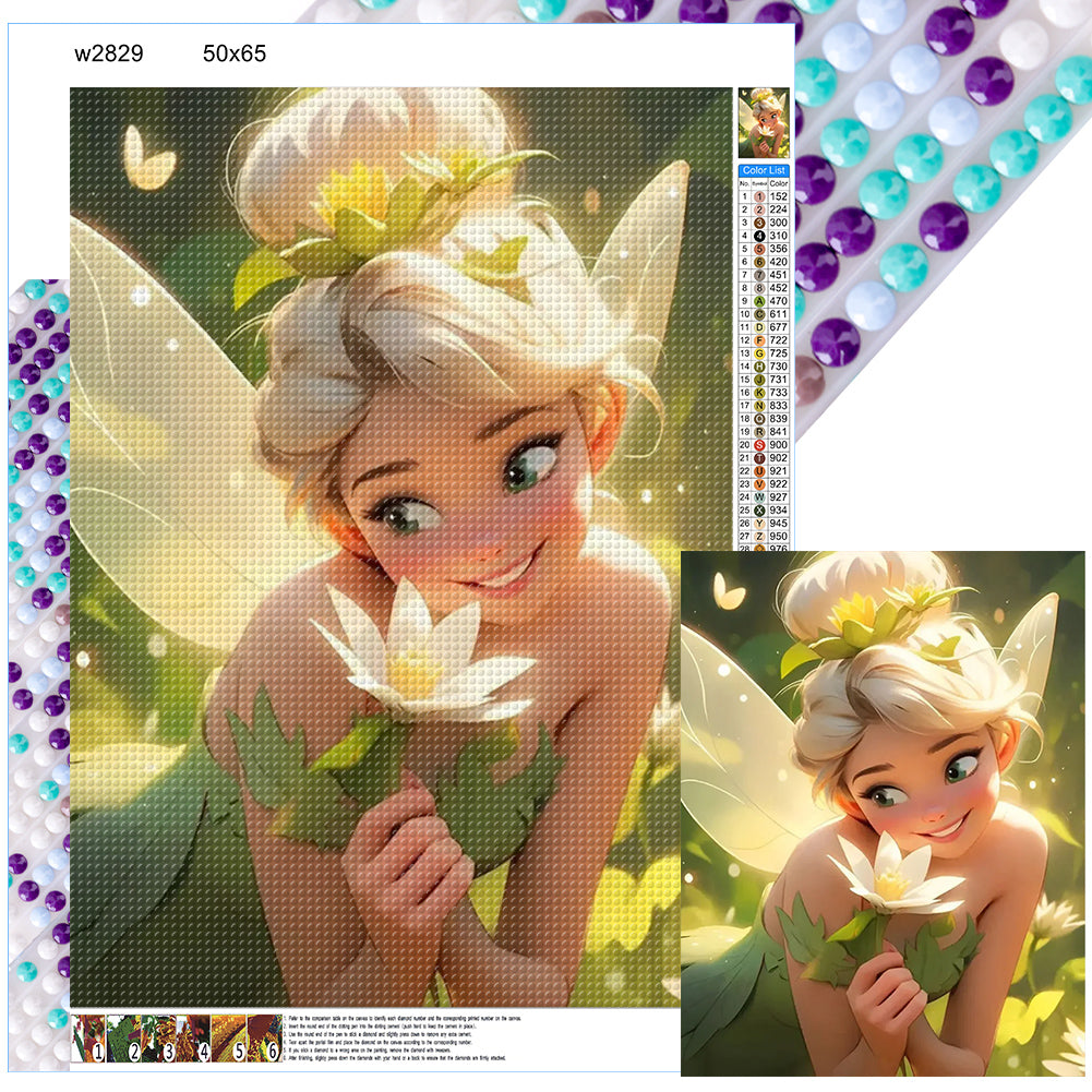 Diamond Painting - Full Round - fairy elf (50*65CM)