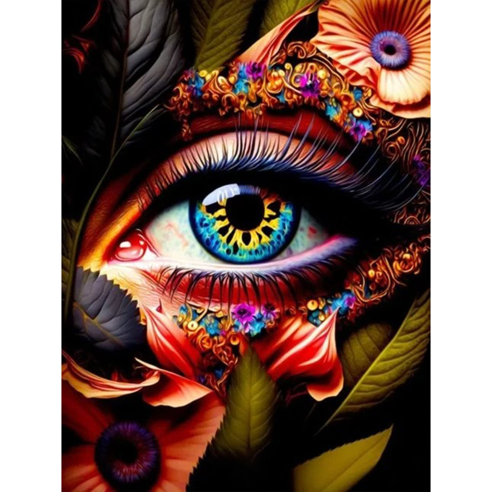 Diamond Painting - Full Round - mysterious eyes (30*40CM)