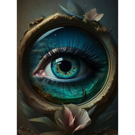 Diamond Painting - Full Round - mysterious eyes (30*40CM)