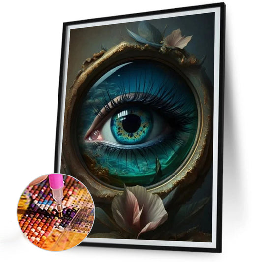Diamond Painting - Full Round - mysterious eyes (30*40CM)