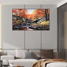 Load image into Gallery viewer, Diamond Painting - Full Round - Flowing Water Stone Forest (70*40CM)
