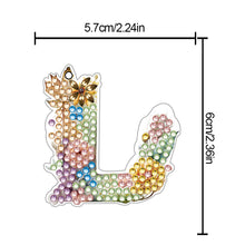 Load image into Gallery viewer, 2 PCS 26 Letters Double Side Diamond Wine Glass Charms Wine Glass Identification
