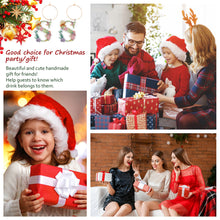 Load image into Gallery viewer, 2 PCS 26 Letters Double Side Diamond Wine Glass Charms Wine Glass Identification
