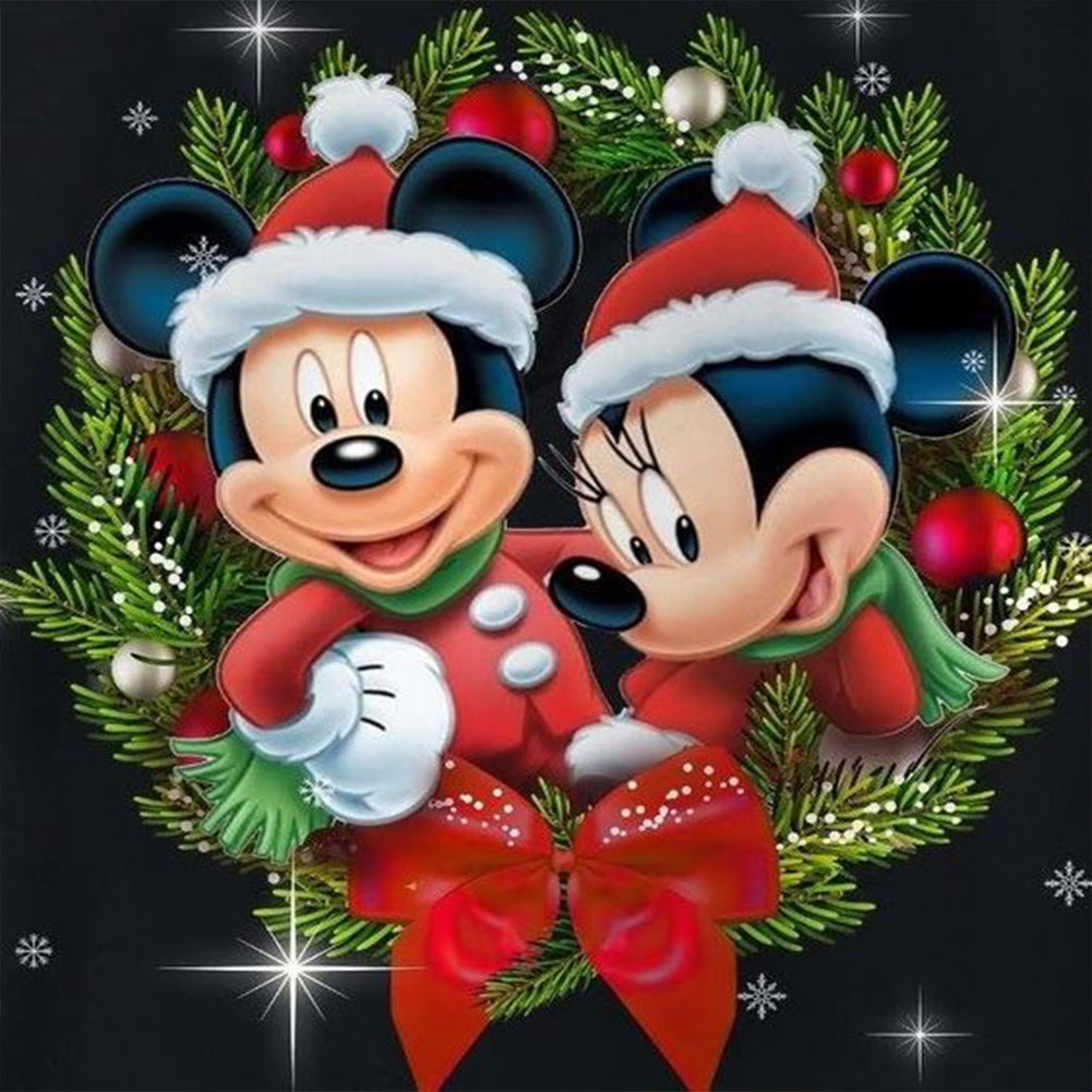 Diamond Painting - Full Round - Mickey and Minnie fun tonight (40*40CM)