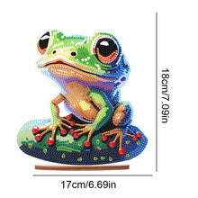 Load image into Gallery viewer, Acrylic Diamond Painting Desktop Decorations for Office Decor (Big-Eyed Frog)
