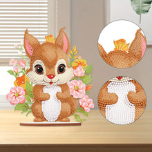 Load image into Gallery viewer, Acrylic Diamond Painting Desktop Decoration for Office Decor(Flower Squirrel #5)
