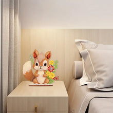 Load image into Gallery viewer, Acrylic Diamond Painting Desktop Decoration for Office Decor(Flower Squirrel #6)
