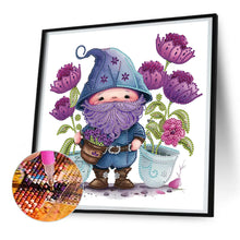Load image into Gallery viewer, Diamond Painting - Partial Special Shaped - Dwarf Purple (30*30CM)
