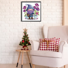 Load image into Gallery viewer, Diamond Painting - Partial Special Shaped - Dwarf Purple (30*30CM)
