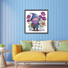 Load image into Gallery viewer, Diamond Painting - Partial Special Shaped - Dwarf Purple (30*30CM)
