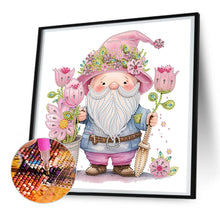 Load image into Gallery viewer, Diamond Painting - Partial Special Shaped - Gnome¡¤Tulip (30*30CM)
