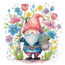 Load image into Gallery viewer, Diamond Painting - Partial Special Shaped - dwarf flower (30*30CM)
