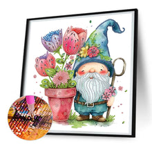 Load image into Gallery viewer, Diamond Painting - Partial Special Shaped - Gnome Blue (30*30CM)
