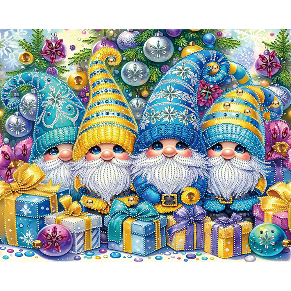 Diamond Painting - Partial Special Shaped - Goblin Gnome¡¤Colorful (40*50CM)