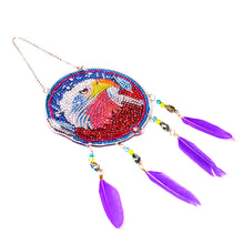 Load image into Gallery viewer, Eagle Feather Wind Chime Stitch Acrylic DIY Diamond Painting Hanging Pendant
