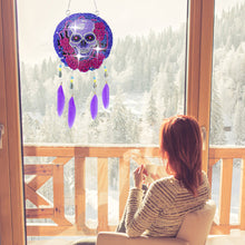 Load image into Gallery viewer, Eagle Feather Wind Chime Stitch Acrylic DIY Diamond Painting Hanging Pendant
