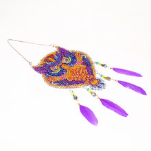 Load image into Gallery viewer, Eagle Feather Wind Chime Stitch Acrylic DIY Diamond Painting Hanging Pendant
