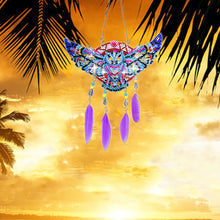 Load image into Gallery viewer, Eagle Feather Wind Chime Stitch Acrylic DIY Diamond Painting Hanging Pendant
