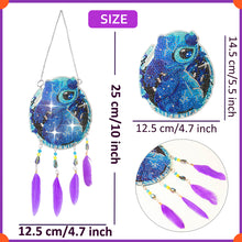 Load image into Gallery viewer, Eagle Feather Wind Chime Stitch Acrylic DIY Diamond Painting Hanging Pendant
