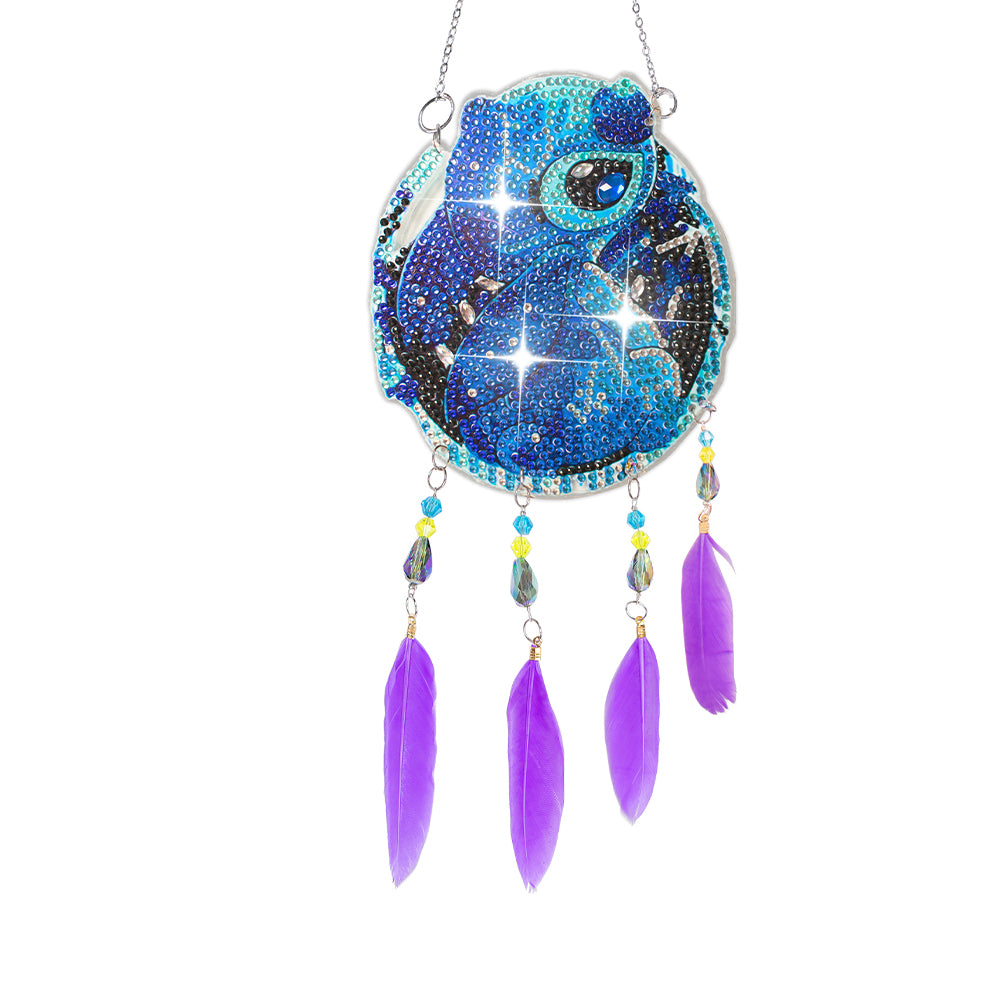 Eagle Feather Wind Chime Stitch Acrylic DIY Diamond Painting Hanging Pendant