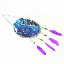 Load image into Gallery viewer, Eagle Feather Wind Chime Stitch Acrylic DIY Diamond Painting Hanging Pendant
