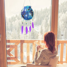 Load image into Gallery viewer, Eagle Feather Wind Chime Stitch Acrylic DIY Diamond Painting Hanging Pendant
