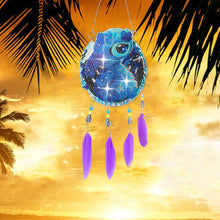 Load image into Gallery viewer, Eagle Feather Wind Chime Stitch Acrylic DIY Diamond Painting Hanging Pendant

